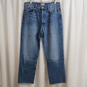 MOTHER Tomcat Ankle Fray Jeans Size 30